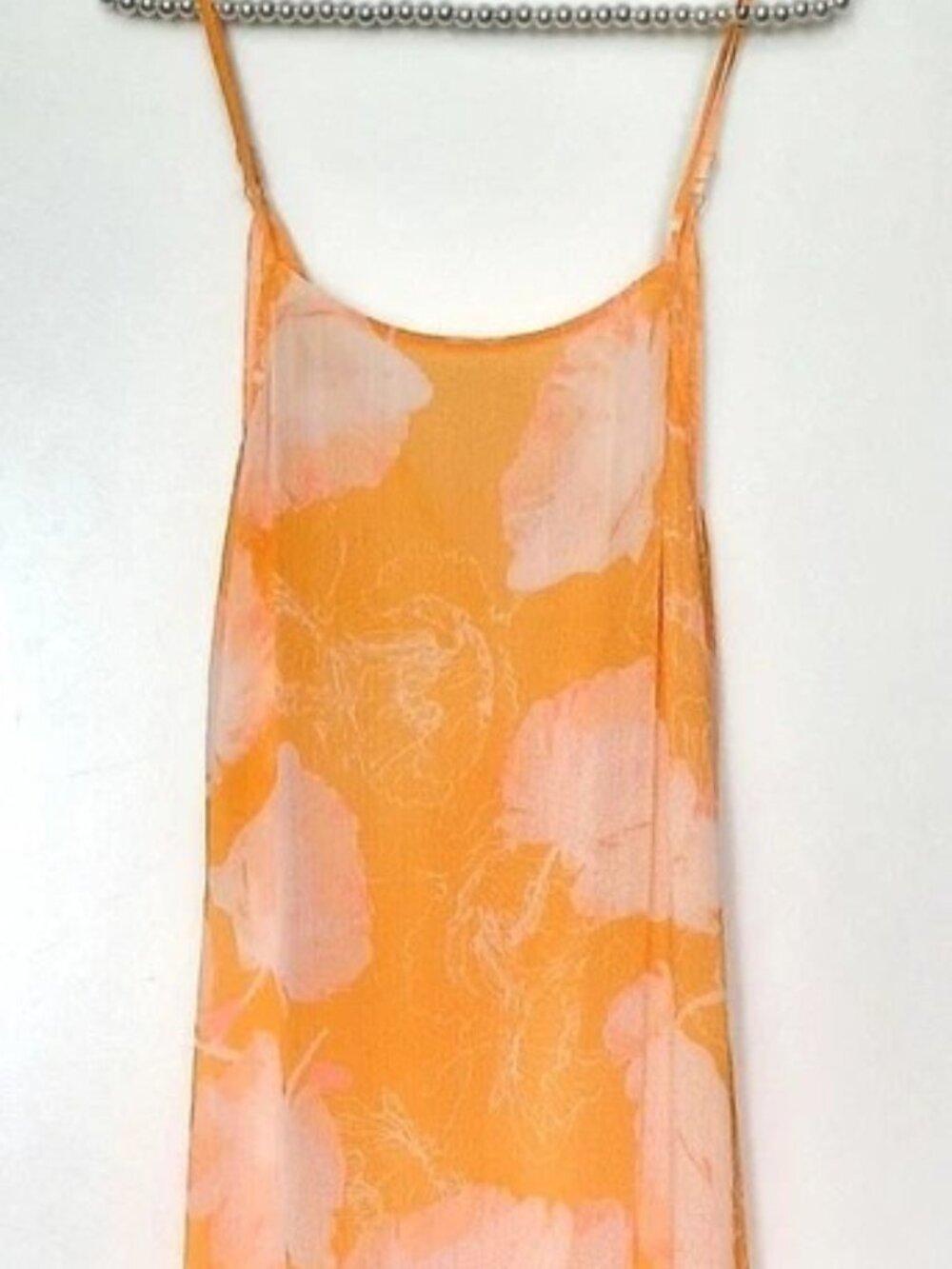 Free People Intimately Make Your Move Maxi Slip Dress Yellow Combo Size XS NWOT - Picture 10 of 13